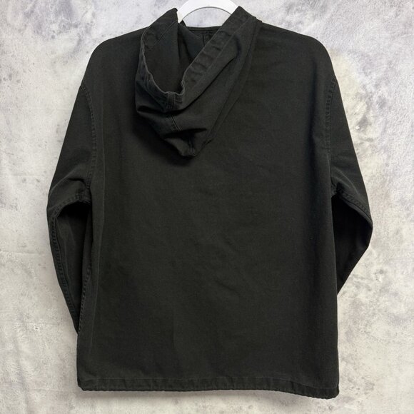 Obey Worldwide Jacket Mens Medium Black Anorak Skate Streetwear - Picture 2 of 10